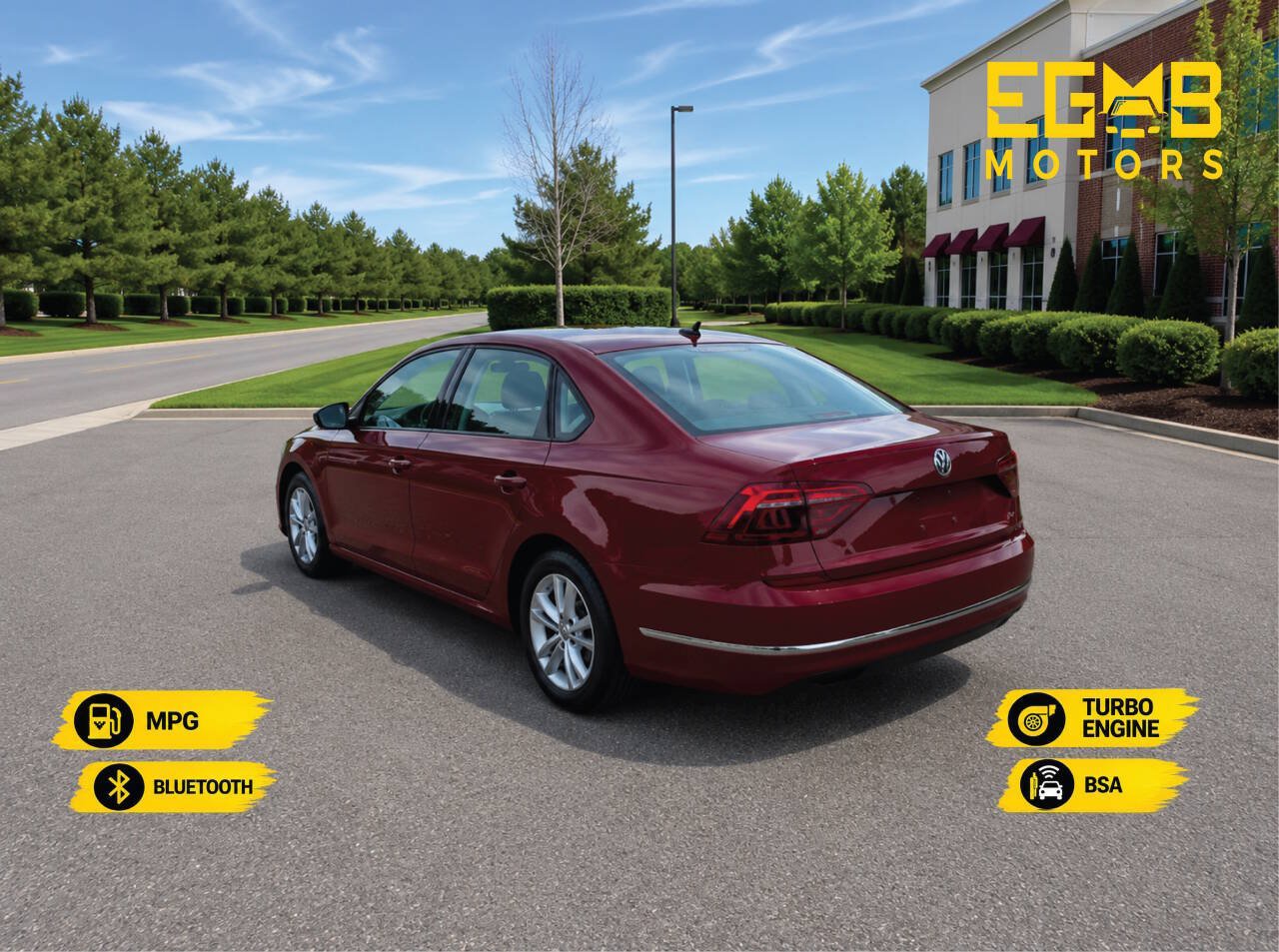 Used 2018 Volkswagen Passat 2.0T S w/ Driver Assistance Package FWD image 3