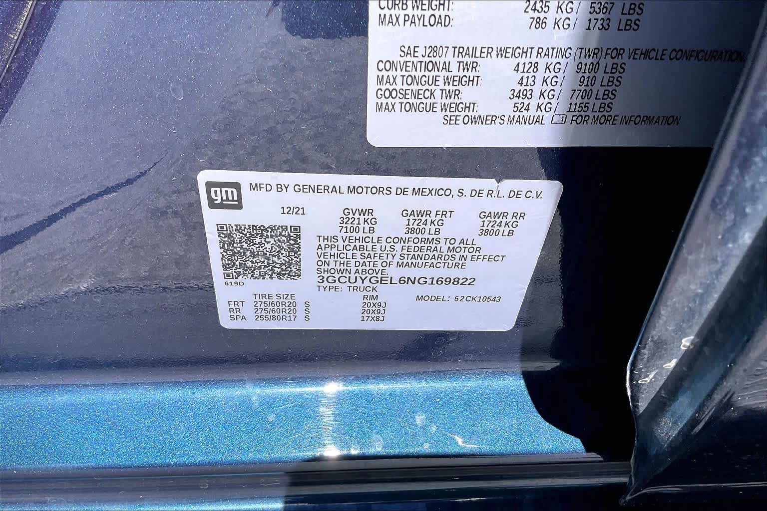 Used 2022 Chevrolet Silverado 1500 LTZ AWD/4WD image 30