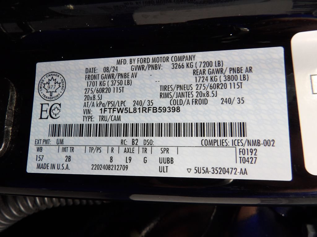 Used 2024 Ford F150 Lariat w/ Equipment Group 502A High AWD/4WD image 66