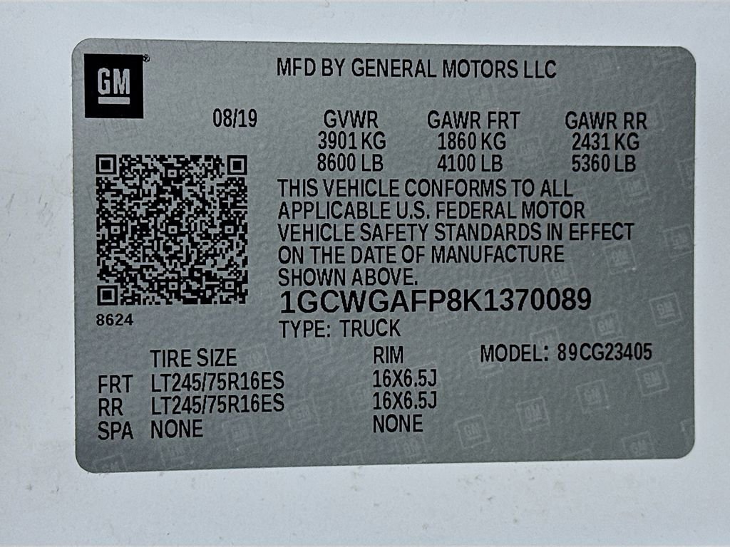Used 2019 Chevrolet Express 2500 image 34