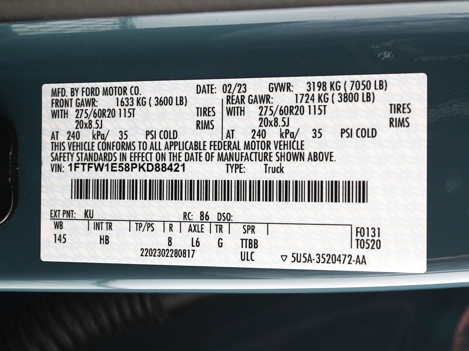 Used 2023 Ford F150 Lariat w/ Equipment Group 502A High AWD/4WD image 36