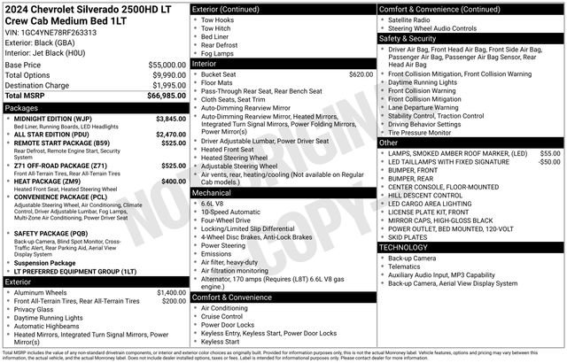 Used 2024 Chevrolet Silverado 2500 LT w/ Midnight Edition AWD/4WD image 5