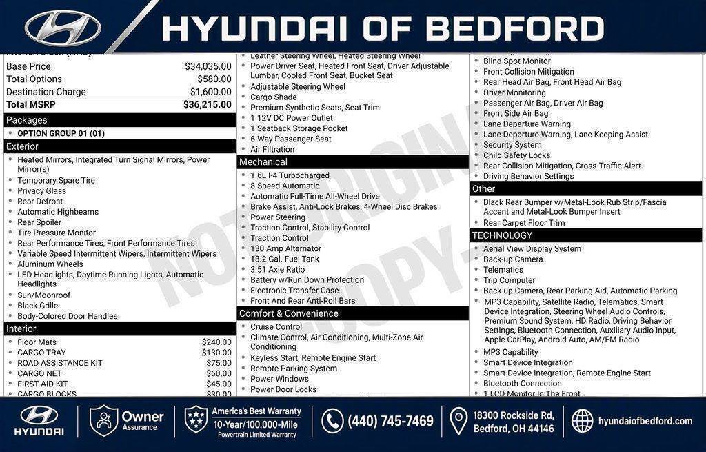 New 2026 Hyundai Kona Limited AWD/4WD image 36