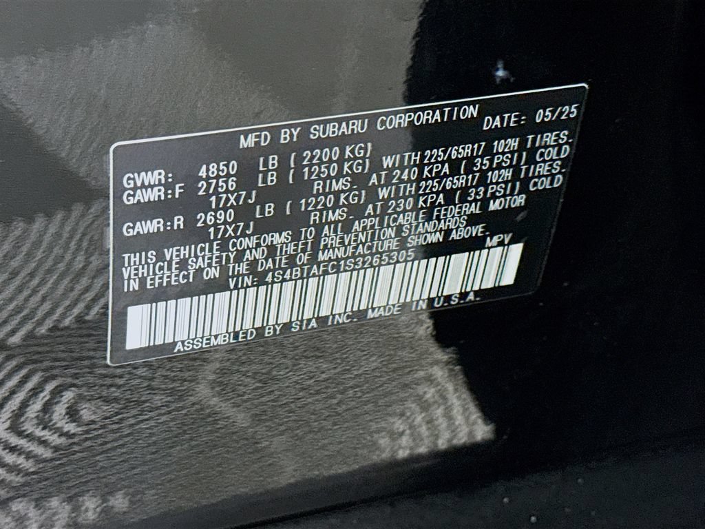 Certified 2025 Subaru Outback Premium w/ Popular Package #1 AWD/4WD image 35