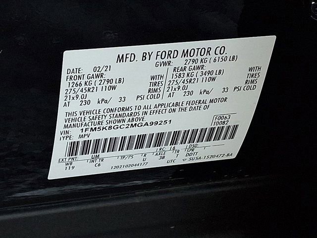 Used 2021 Ford Explorer ST w/ Equipment Group 401A image 32