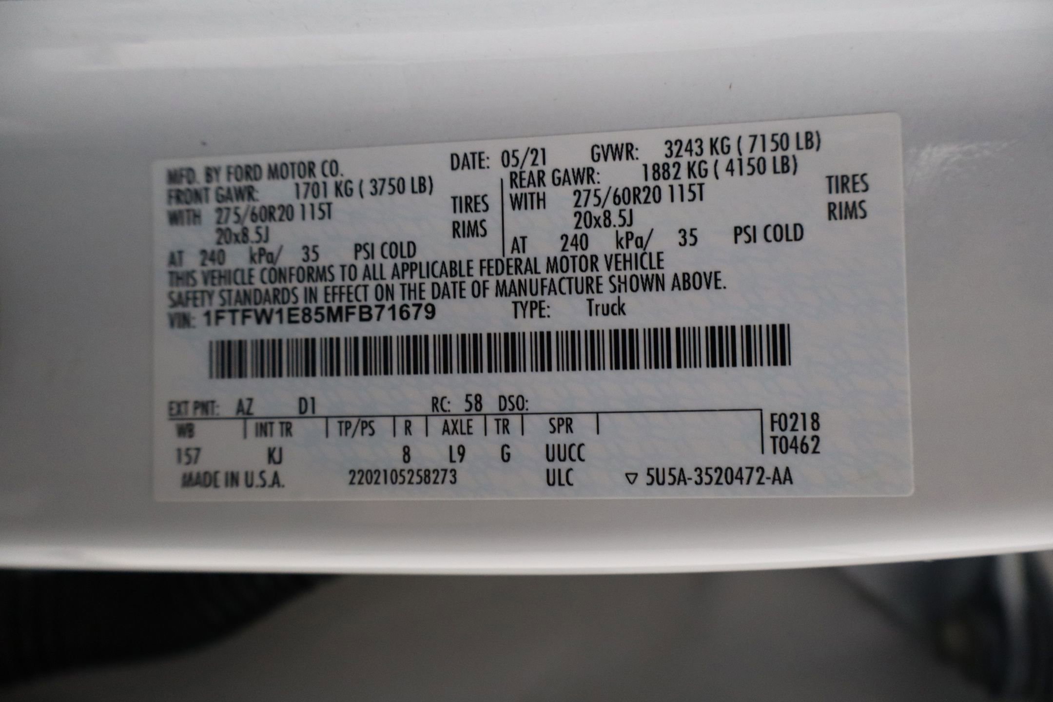 Used 2021 Ford F150 King Ranch w/ Equipment Group 601A High AWD/4WD image 31