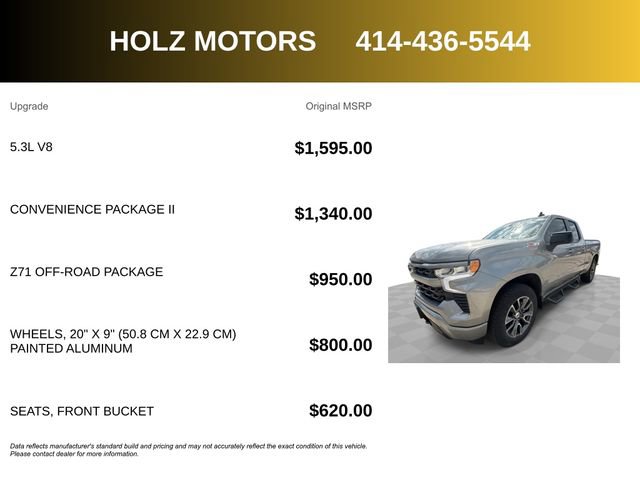 Certified 2023 Chevrolet Silverado 1500 RST w/ Convenience Package II image 5