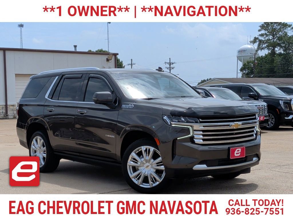 Used 2021 Chevrolet Tahoe High Country w/ Premium Package RWD image 1