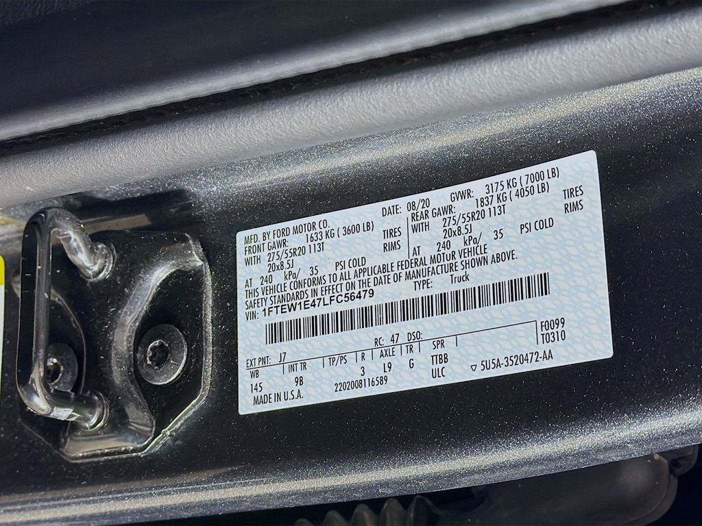 Used 2020 Ford F150 Platinum w/ Equipment Group 701A Luxury image 42