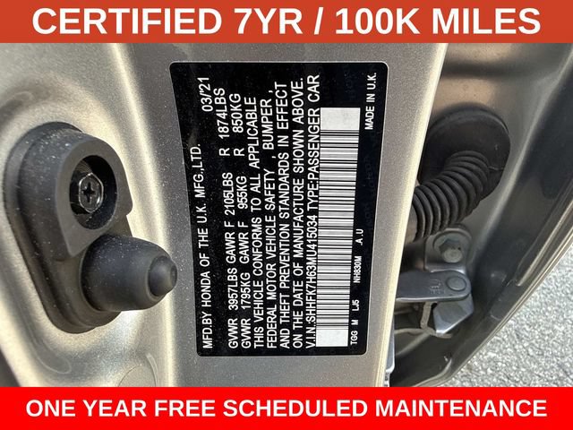 Used 2021 Honda Civic EX image 30