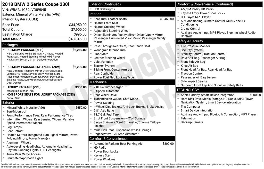 Used 2018 BMW 230i Coupe image 39