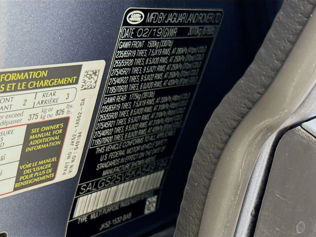 Used 2019 Land Rover Range Rover HSE AWD/4WD image 36