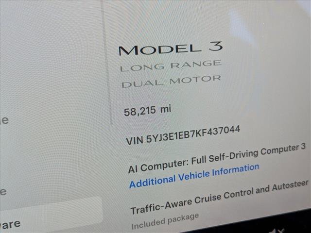 Used 2019 Tesla Model 3 Long Range AWD/4WD image 12