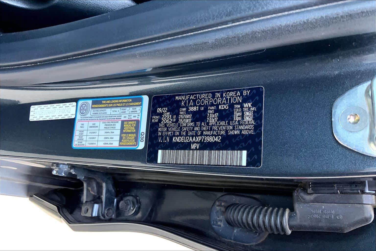 Used 2023 Kia Seltos S w/ Navigation Package FWD image 34