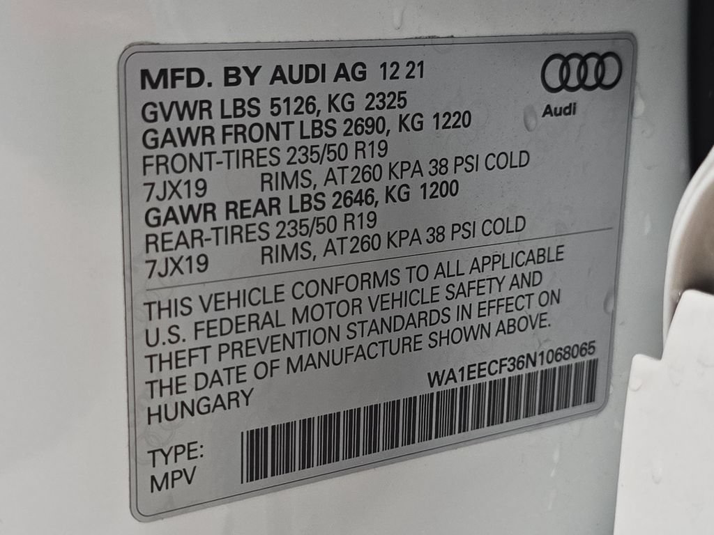 Used 2022 Audi Q3 2.0T Premium Plus w/ Premium Plus Package AWD/4WD image 34