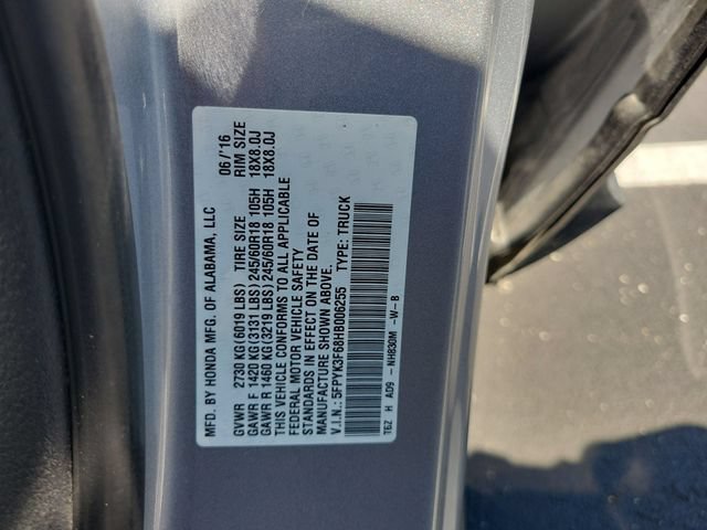 Used 2017 Honda Ridgeline RTL-T image 39