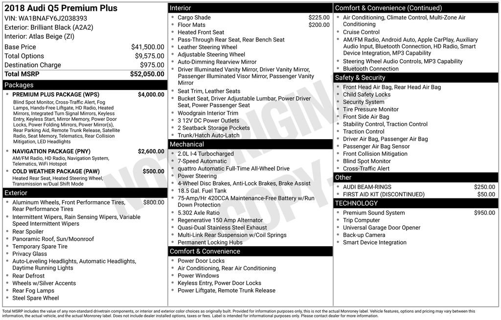 Used 2018 Audi Q5 2.0T Premium Plus w/ Premium Plus Package image 20