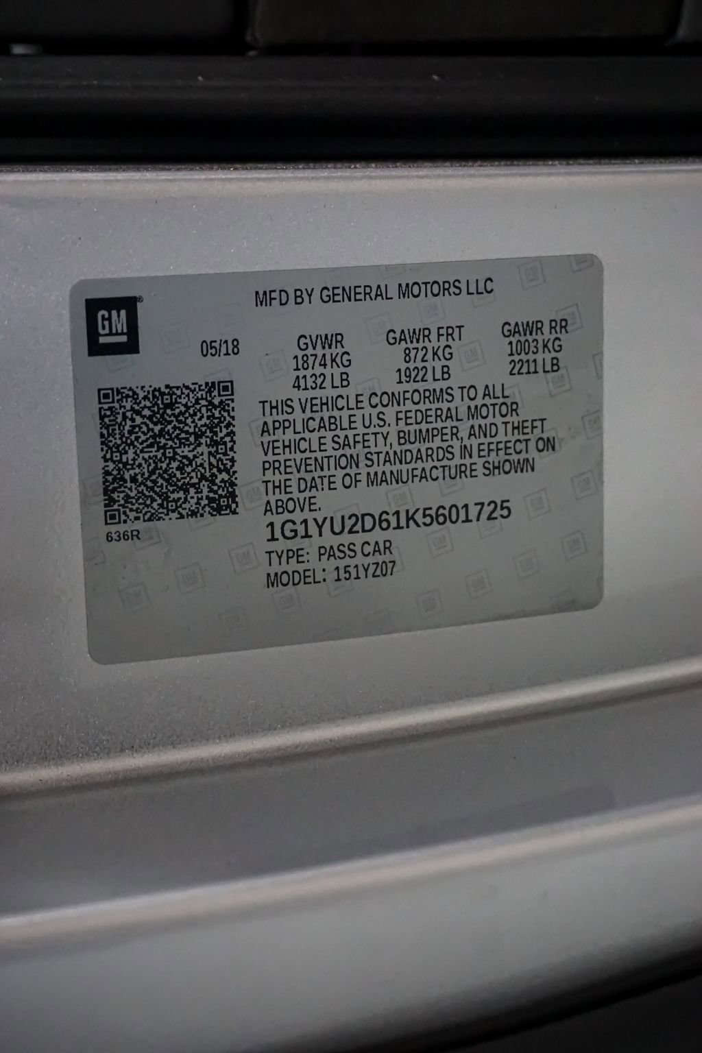 Used 2019 Chevrolet Corvette Z06 image 20