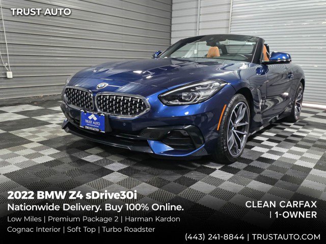 Used 2022 BMW Z4 sDrive30i w/ Premium Package 2