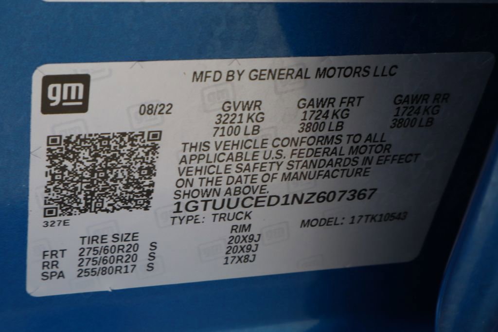 Used 2022 GMC Sierra 1500 Elevation w/ Elevation Premium Package AWD/4WD image 32
