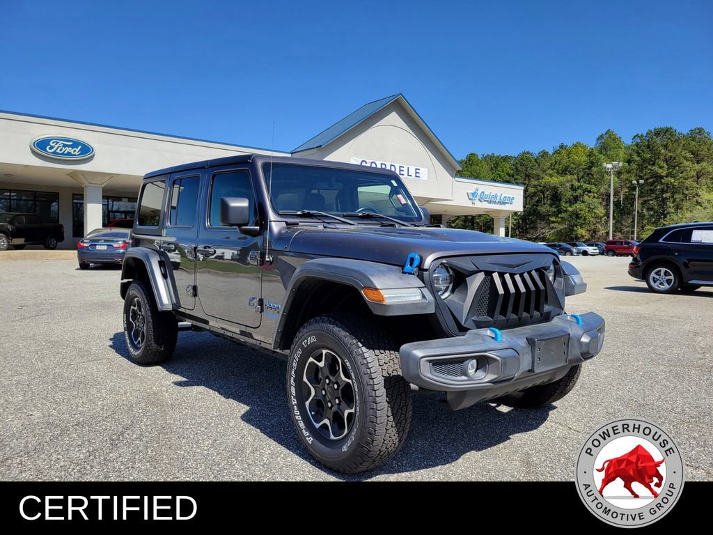 Used 2021 Jeep Wrangler Unlimited Rubicon 4xe w/ Dual Top Group image 8
