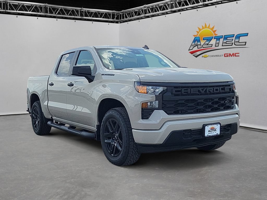 New 2026 Chevrolet Silverado 1500 Custom w/ Turbomax Blackout Package AWD/4WD image 3