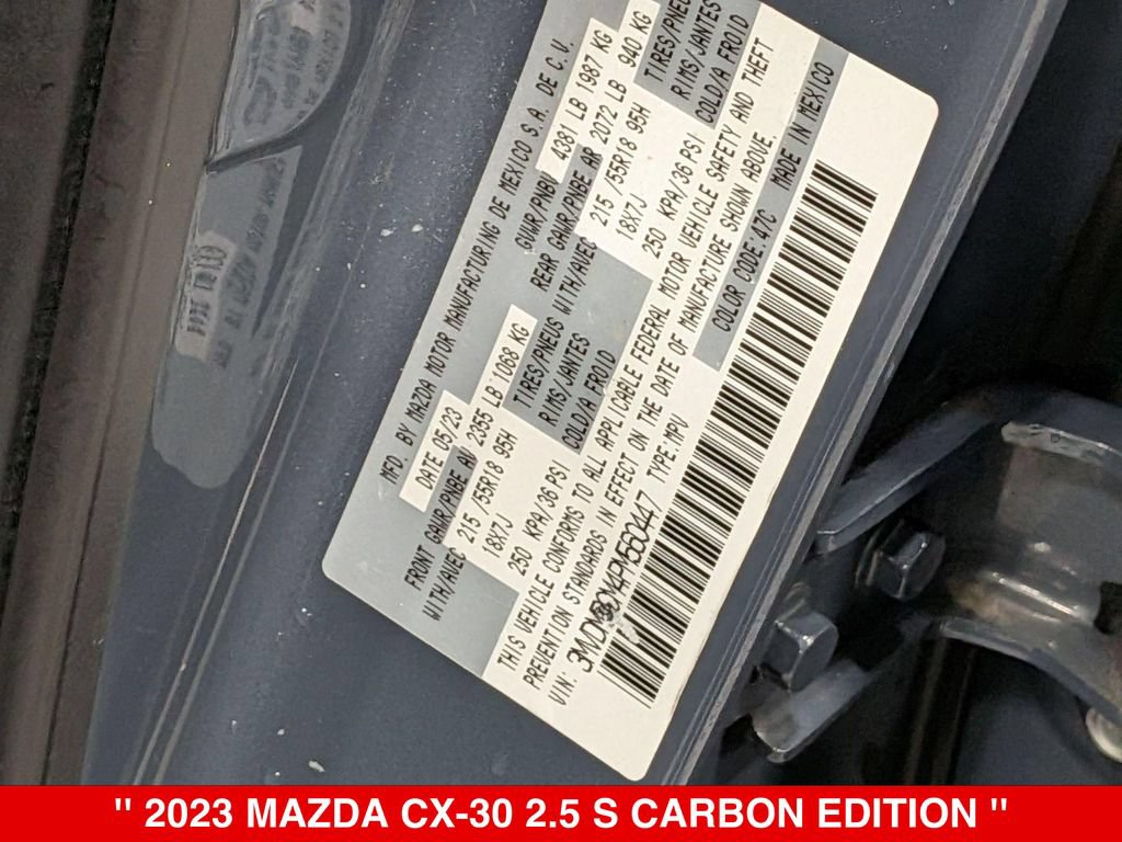 Used 2023 MAZDA CX-30 AWD 2.5 S w/ Preferred Package image 36