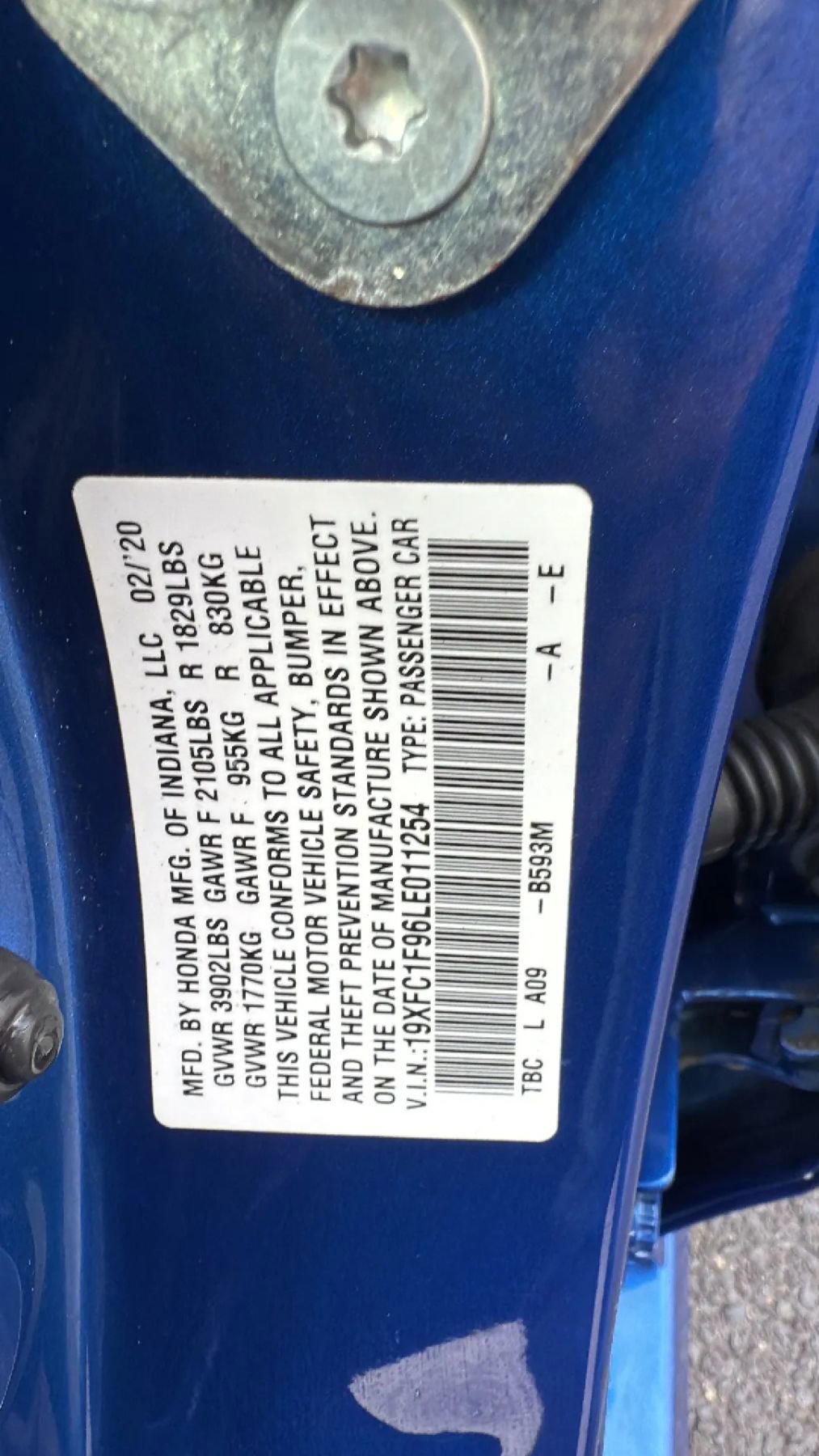 Used 2020 Honda Civic Touring image 31