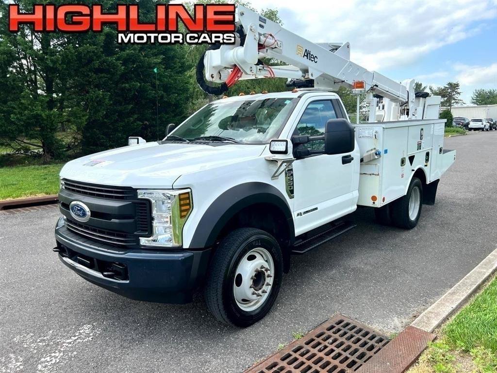 Used 2018 Ford F550 2WD Regular Cab Super Duty w/ Snow Plow Prep Package image 1