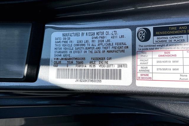 New 2026 Nissan Z Performance w/ Floor Mat Package image 12