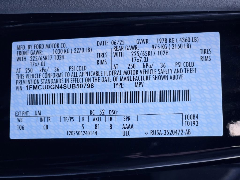 Used 2025 Ford Escape Active w/ Tech Pack #1 image 35