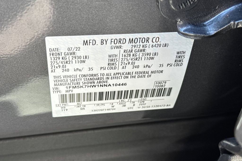 Used 2022 Ford Explorer Platinum w/ Class IV Trailer Tow Package image 38