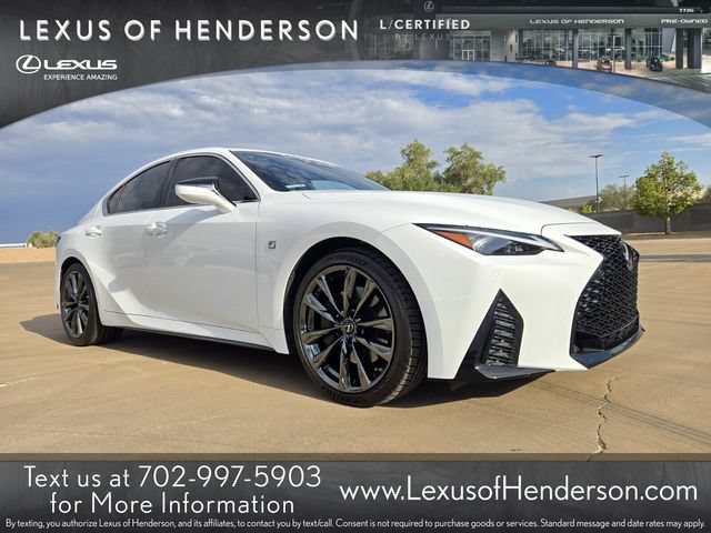 Certified 2021 Lexus IS 350 F Sport w/ Navigation Package RWD image 1