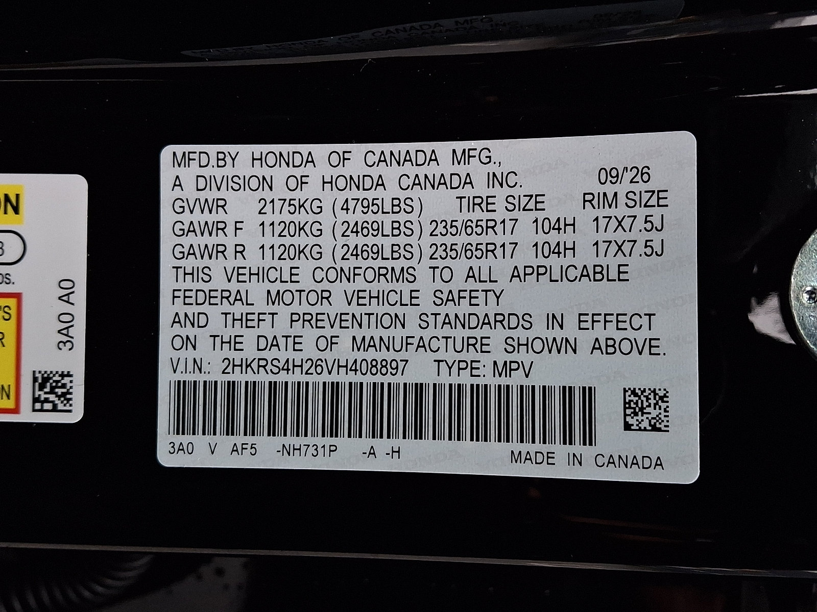 New 2027 Honda CR-V LX image 10