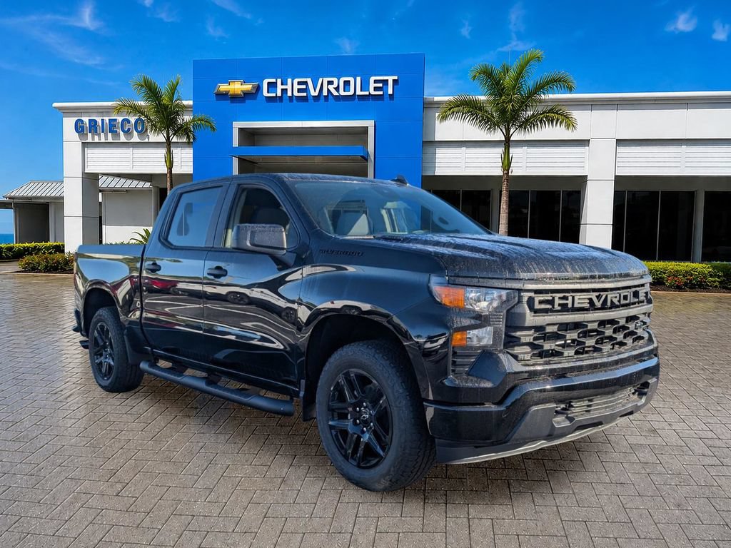 New 2026 Chevrolet Silverado 1500 Custom w/ Turbomax Blackout Package