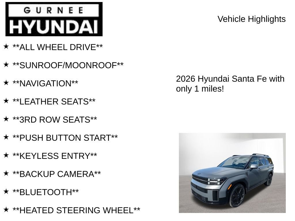 New 2026 Hyundai Santa Fe Calligraphy image 8