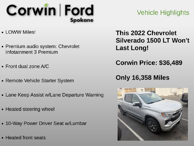 Used 2022 Chevrolet Silverado 1500 LT w/ All Star Edition Plus AWD/4WD image 6