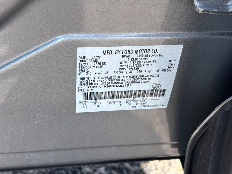 Used 2022 Ford Edge Titanium AWD/4WD image 25