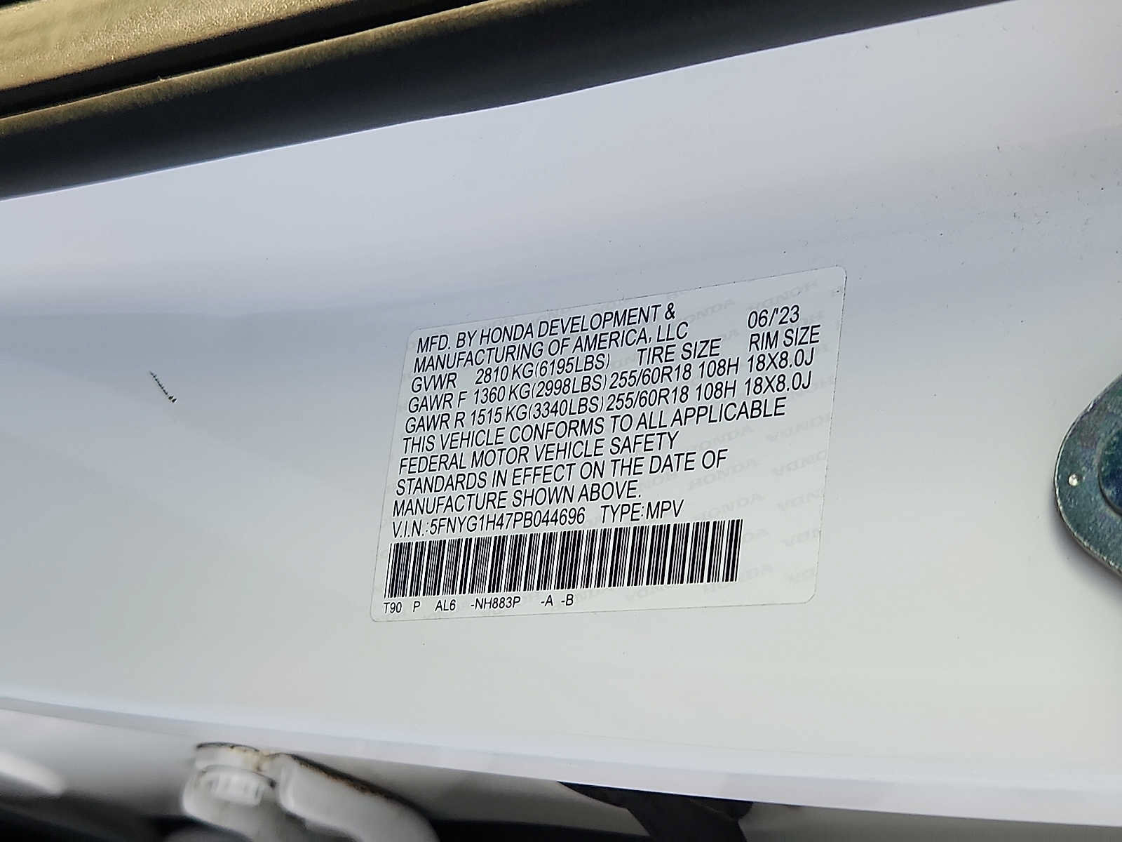 Certified 2023 Honda Pilot EX-L image 26