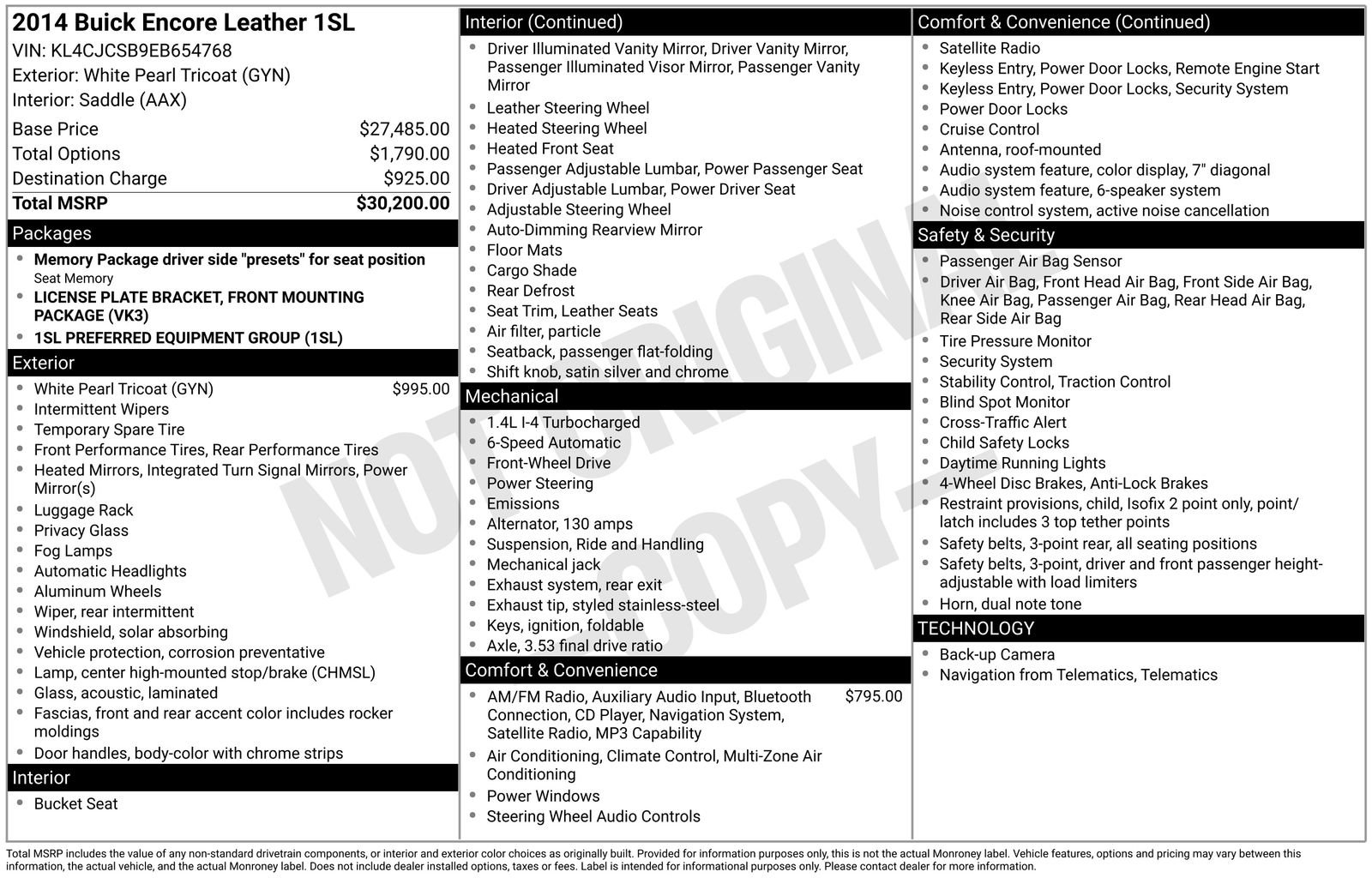 Used 2014 Buick Encore Leather image 4