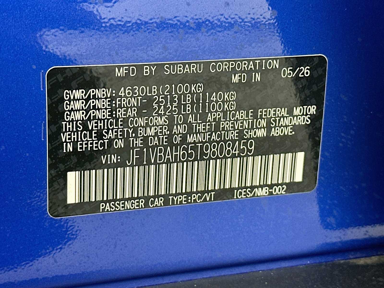New 2026 Subaru WRX Premium AWD/4WD image 28