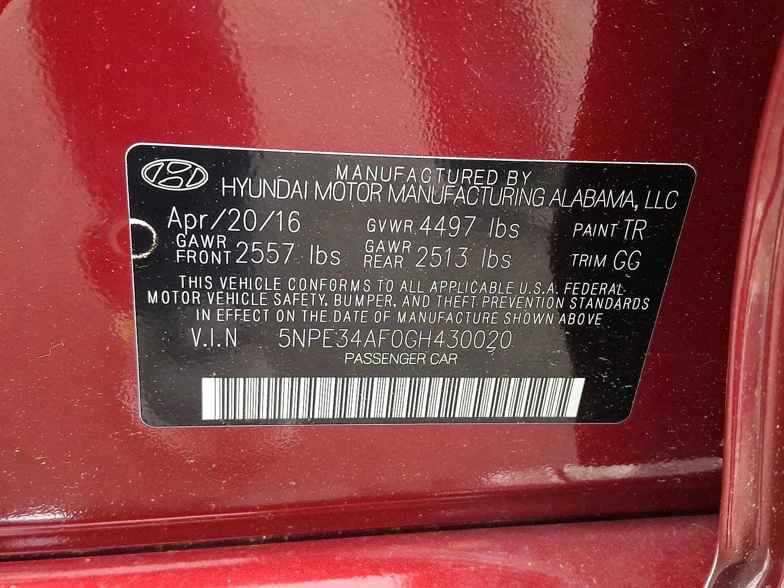Used 2016 Hyundai Sonata Sport w/ Option Group 03 FWD image 25