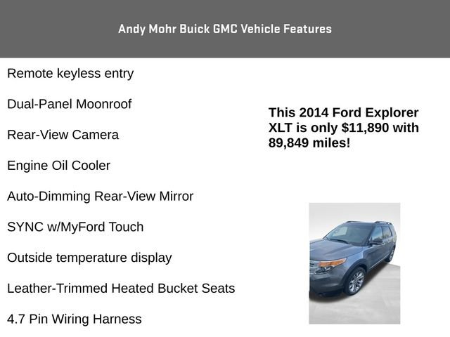 Used 2014 Ford Explorer XLT w/ Equipment Group 202A image 16