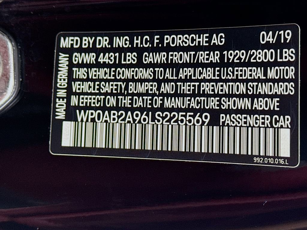 Certified 2020 Porsche 911 Carrera 4S AWD/4WD image 32