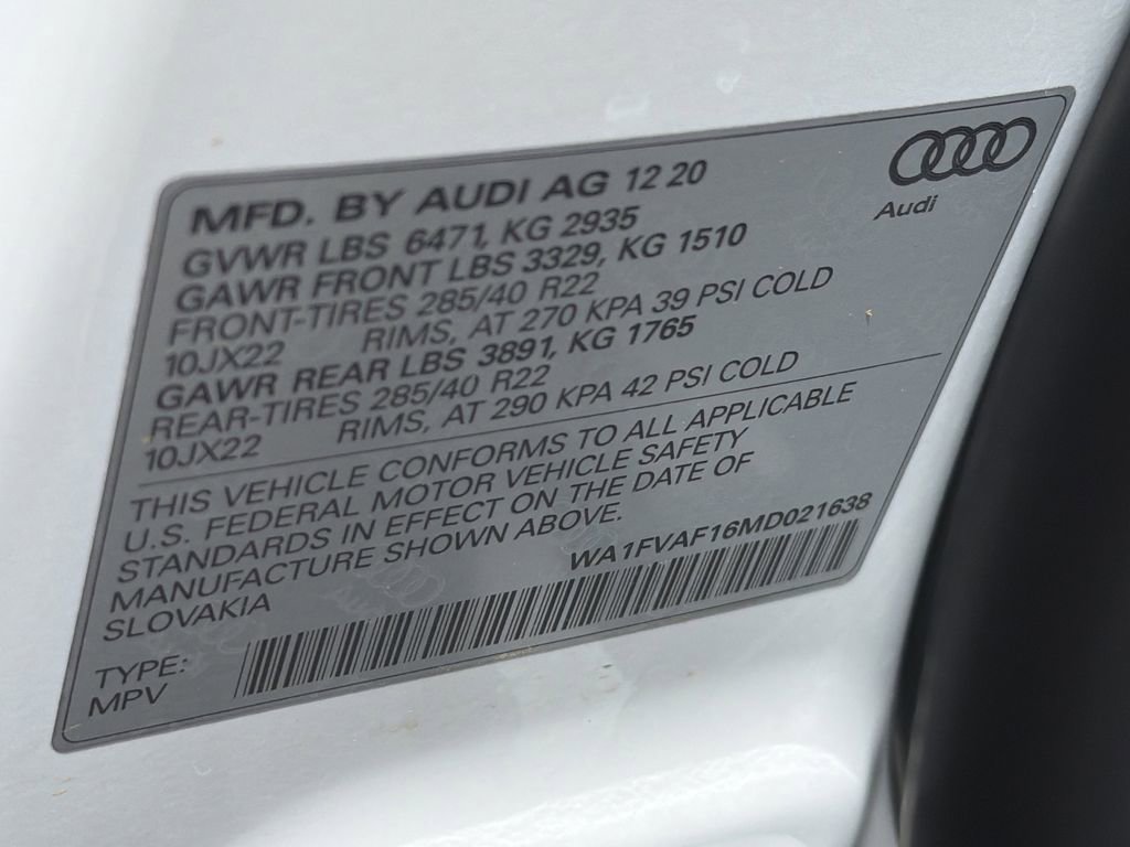 Used 2021 Audi Q8 Prestige AWD/4WD image 31
