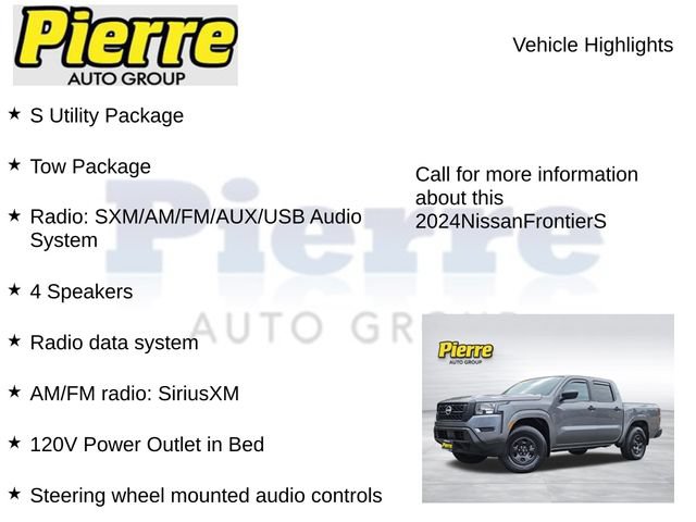 Used 2024 Nissan Frontier S w/ S Utility Package AWD/4WD image 7