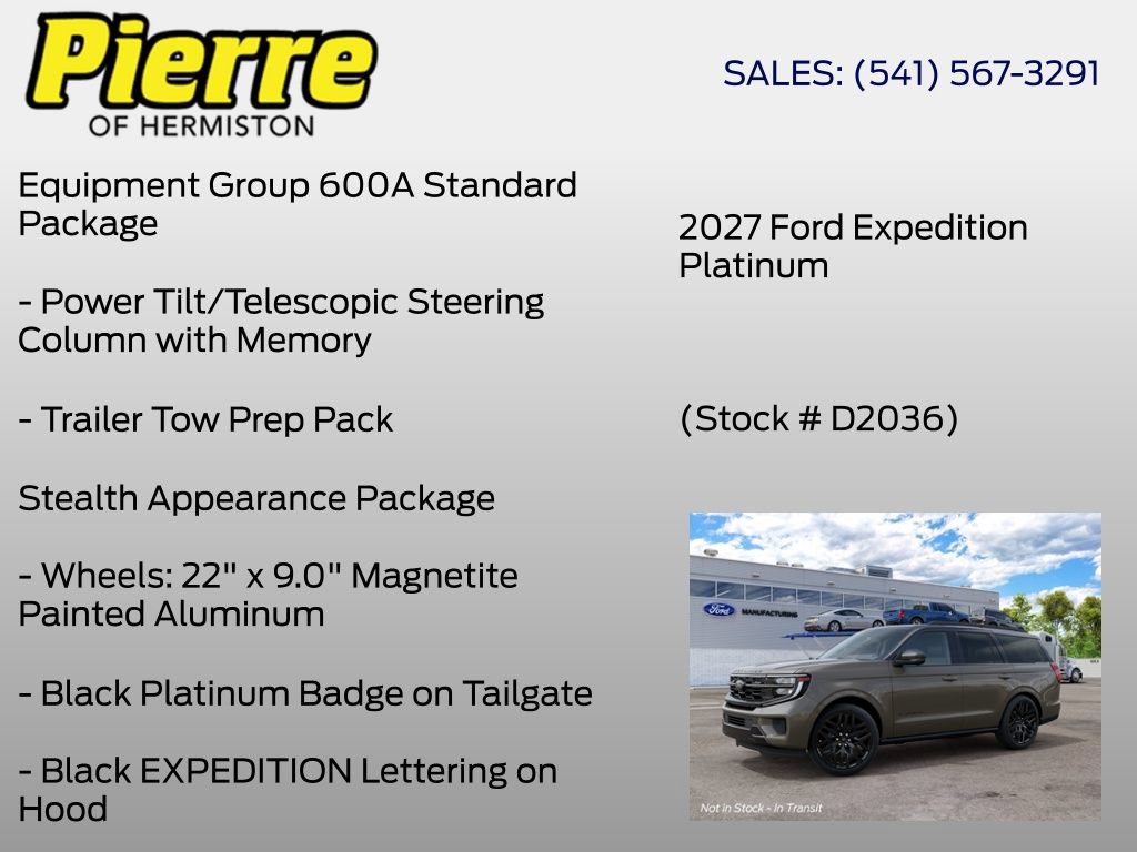 New 2027 Ford Expedition Platinum AWD/4WD image 24