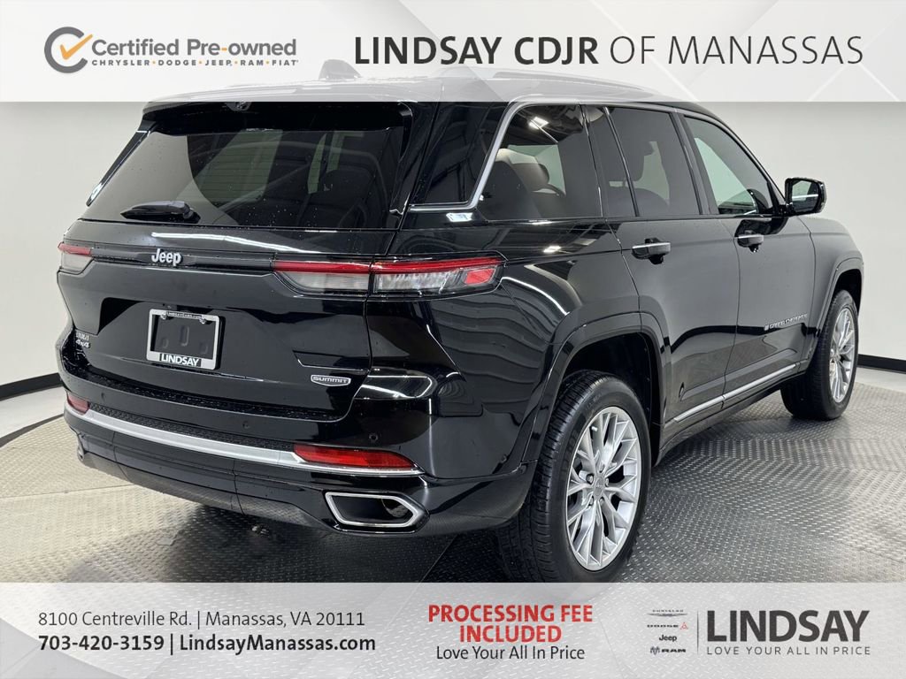 Certified 2023 Jeep Grand Cherokee Summit w/ Adv Protech Group IV AWD/4WD image 9
