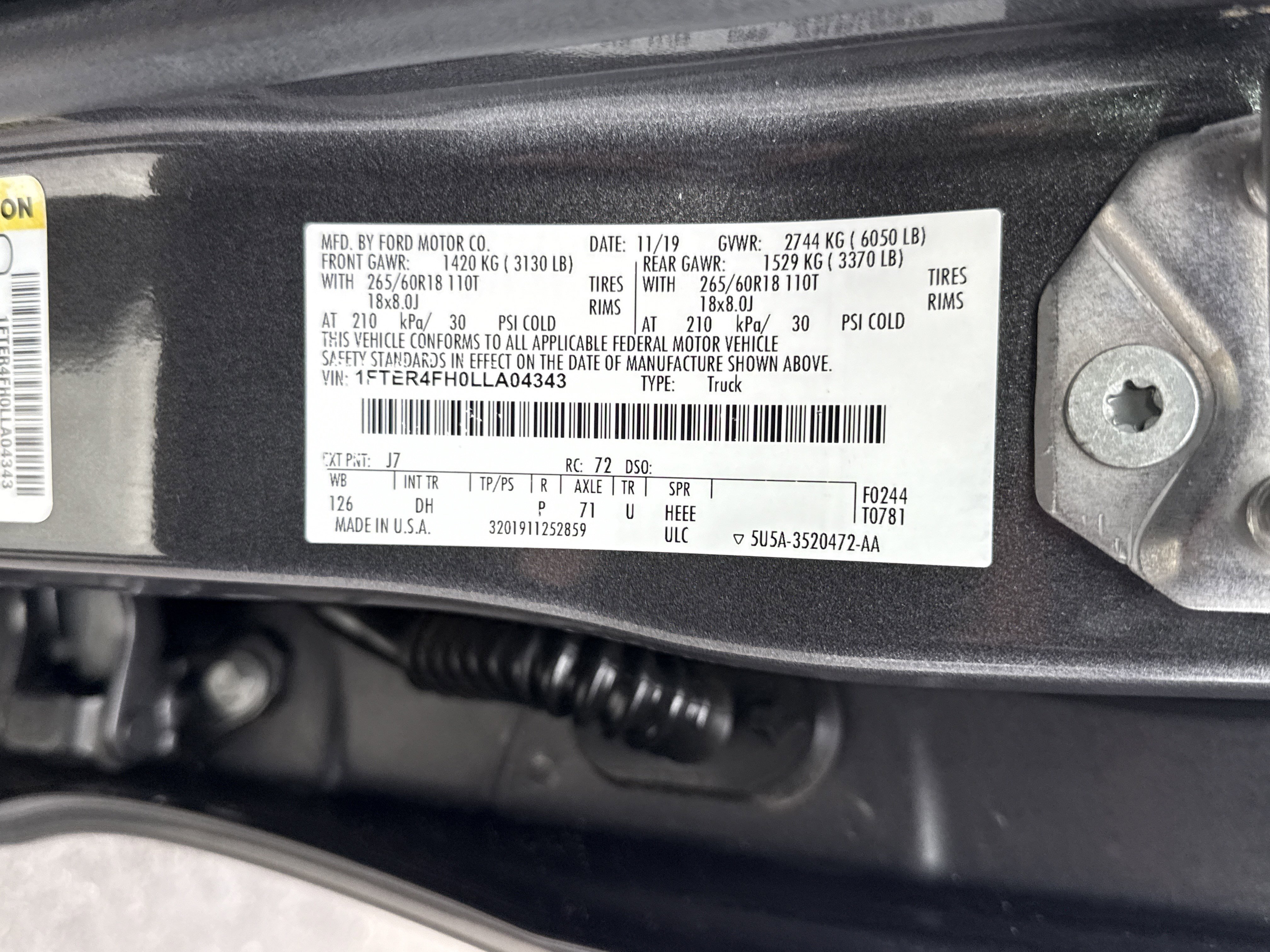 Used 2020 Ford Ranger Lariat w/ Technology Package image 26