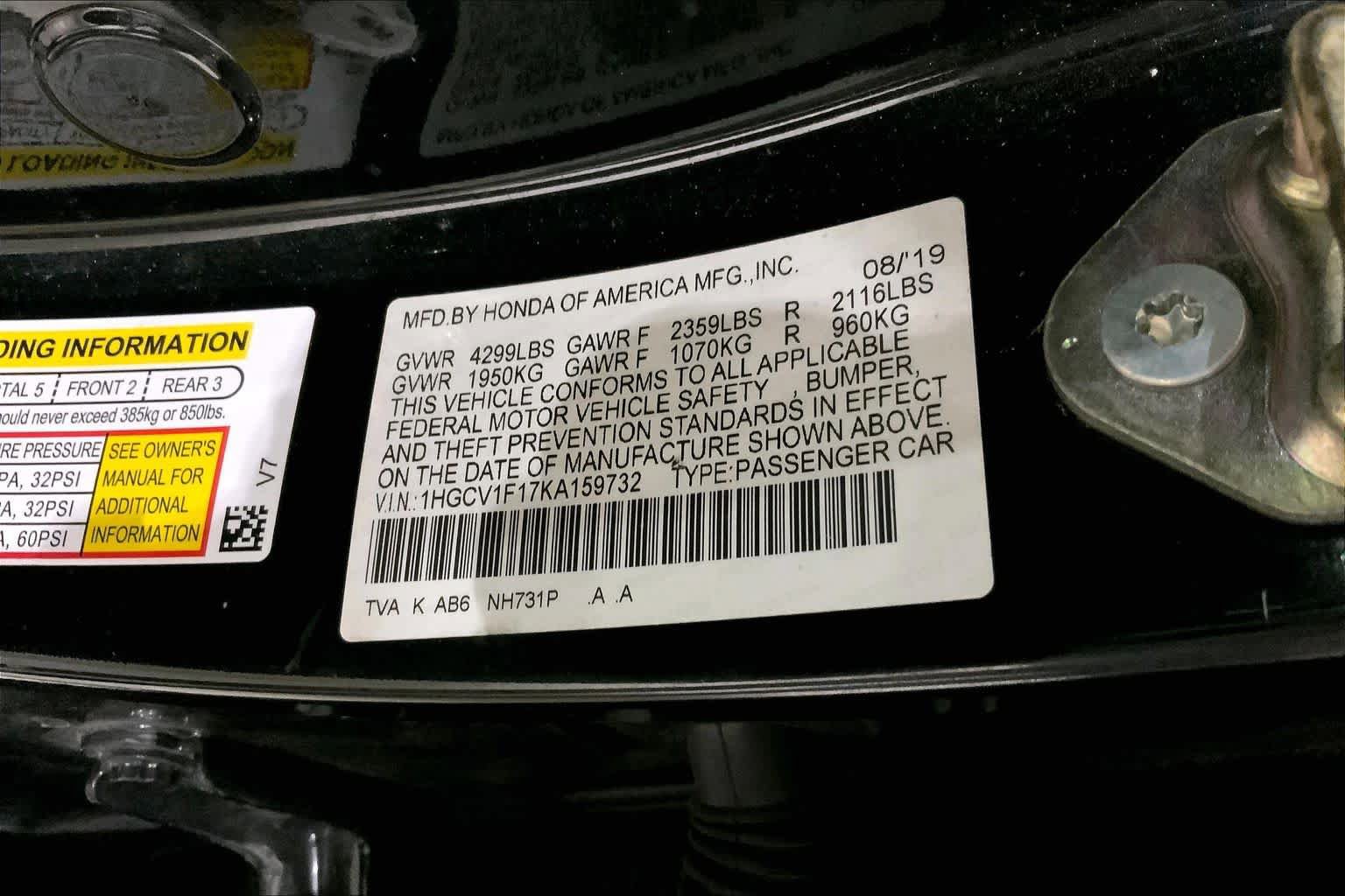 Used 2019 Honda Accord LX image 37